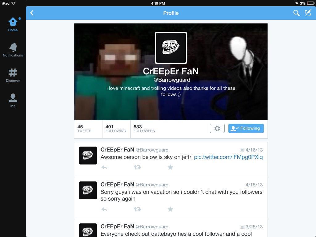 SlenderTooth's tweet image. My other account