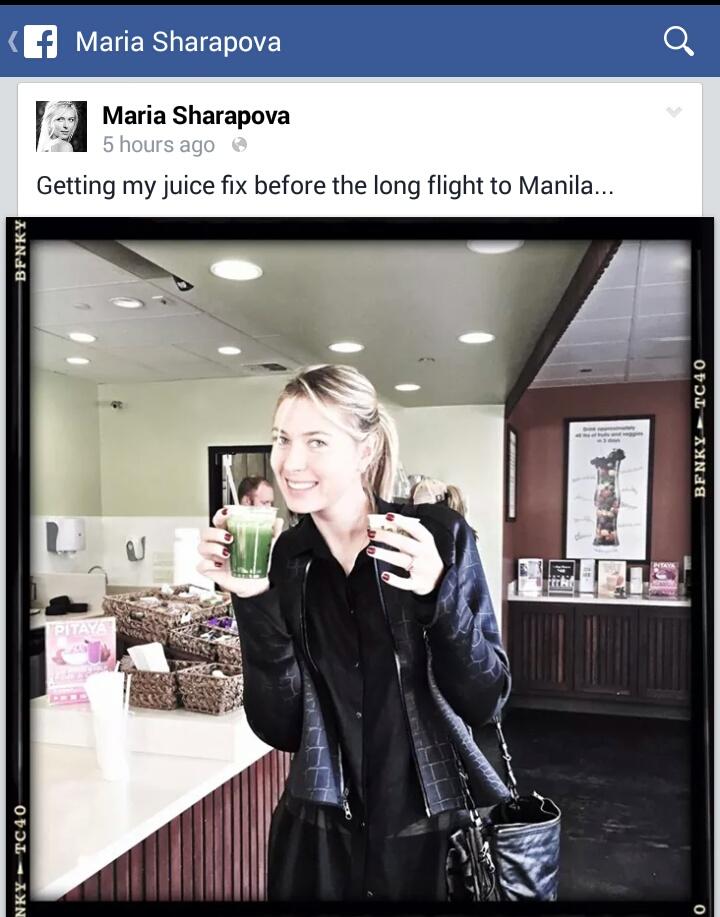ladydorswacky's tweet photo. Waah Im so excited to see her @MariaSharapova  tom for the @iptl #teammavericks #rootforthewin #urnumber1filipinofan http://t.co/OaSk4SxIGT