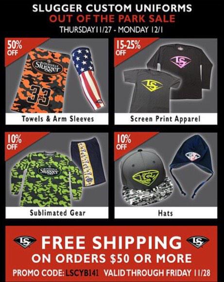 sluggernation's tweet photo. Want some fresh #LSswag for the holidays? Check out the awesome #BlackFriday deals at http://t.co/buQXzrRkij! http://t.co/MIk7M6gr50