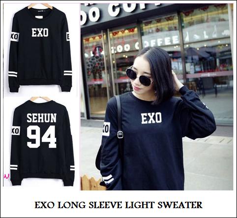 hanniceshop's tweet photo. [PO til 12 Des] EXO Long Sleeve Sweater @ 155ribu bonus 5 photoscard EXO | 74A9B5A1 | Detil : http://t.co/bOvjcLHF2i http://t.co/etPKvo5RKz