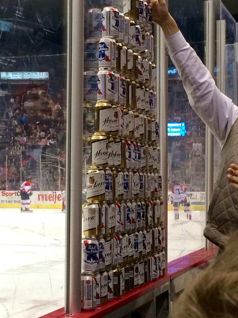 SowCow58's tweet photo. It's literally growing by the second. #Beerymid #BeerTower http://t.co/dKTz55fUFH