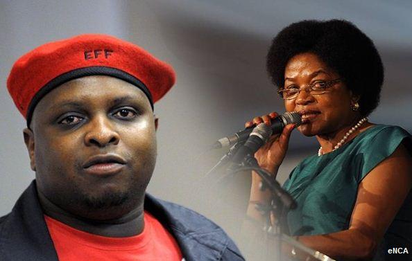 eNCA's tweet photo. VIDEO: 'You are not my mother,' Shivambu tells Mbete...Watch it here >> http://t.co/10csEaphYt http://t.co/keT6ptPveV
