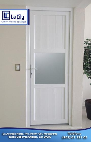 Puertas de PVC aislante térmico y de ruidos para oficinas, residencias o semiresidencias.<a href="/TuxRecomienda/">TuxtlaRecomienda</a>