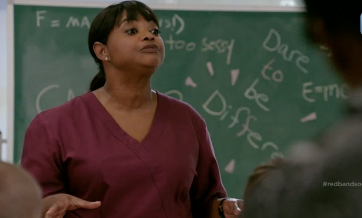 Loving Teacher Jackson <a href="/octaviaspencer/">octavia spencer</a> #nursejackson 
#RedBandSociety
