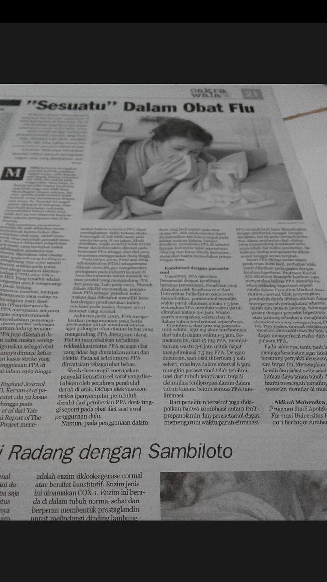 Koran PR hari ini. Dipenuhi civitas <a href="/Fmunpad/">Farmasi UNPAD</a> :) cc <a href="/kemafarunpad/">BEM KEMAFAR UNPAD</a> <a href="/bpmkemafarunpad/">BPM Kemafar Unpad</a>