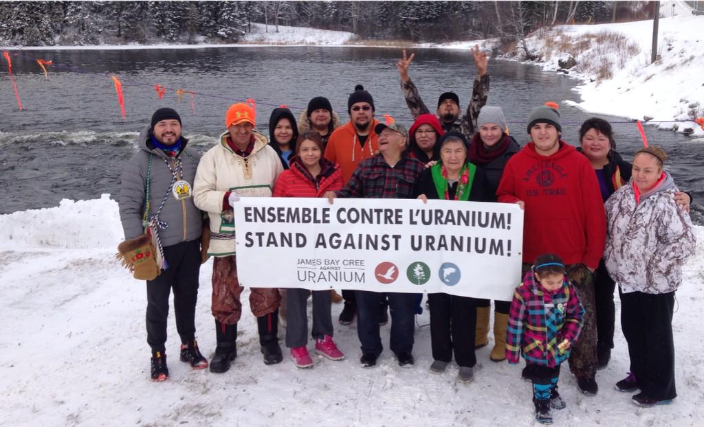 MissALinton's tweet photo. with my grandparents. They stand with us and are proud of us, we all say keep the waters clean! #standagainsturanium http://t.co/3qHskSaV48