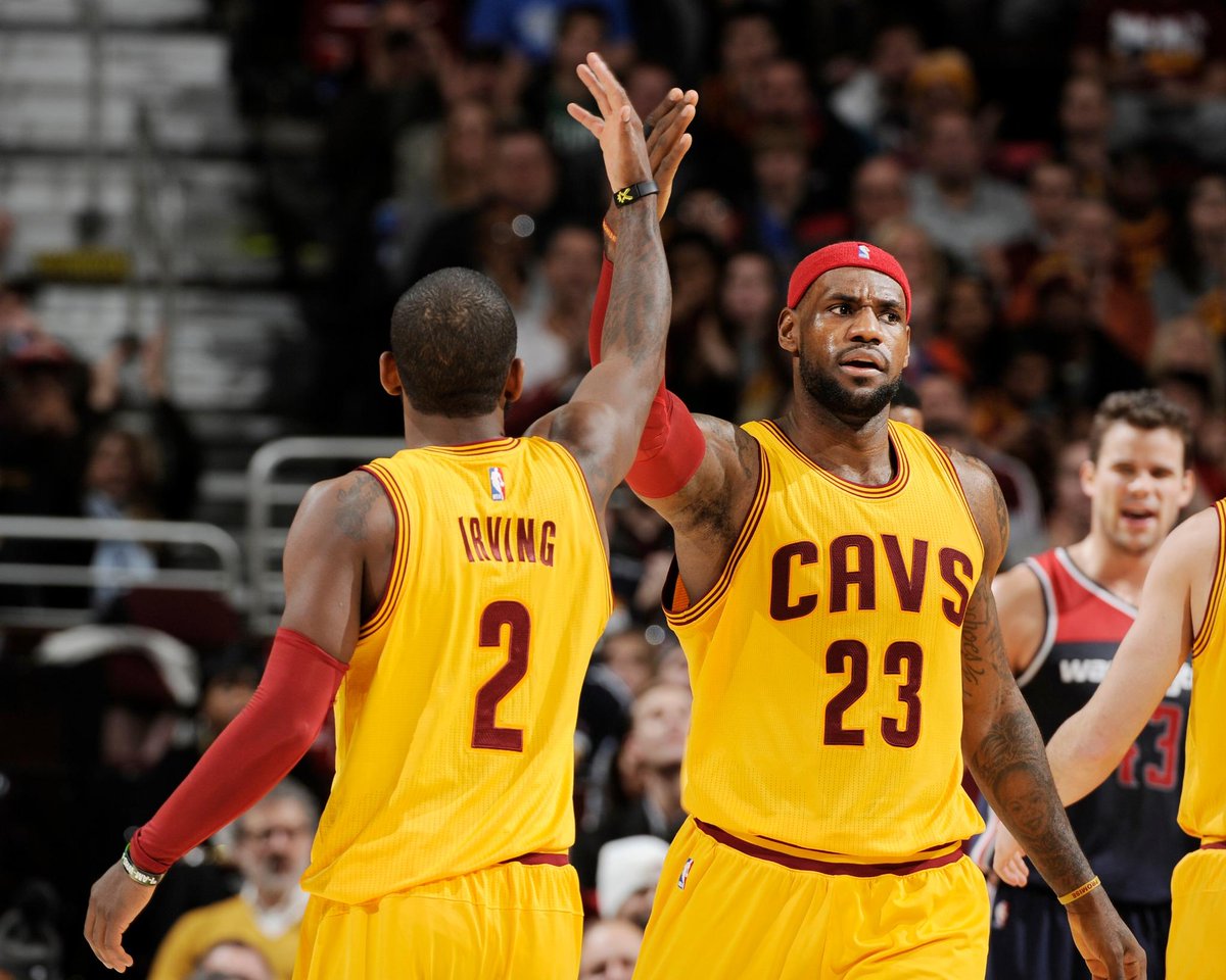 SportsCenter's tweet photo. Cavs get back to .500 with 113-87 win over Wizards. LeBron James finishes with 29 Pts, 10 Reb, 8 Ast for Cleveland. http://t.co/JvTFtGCYza
