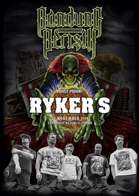 Ryker's Resmi Menjadi Bintang Tamu Utama Bandung Berisik 2014.