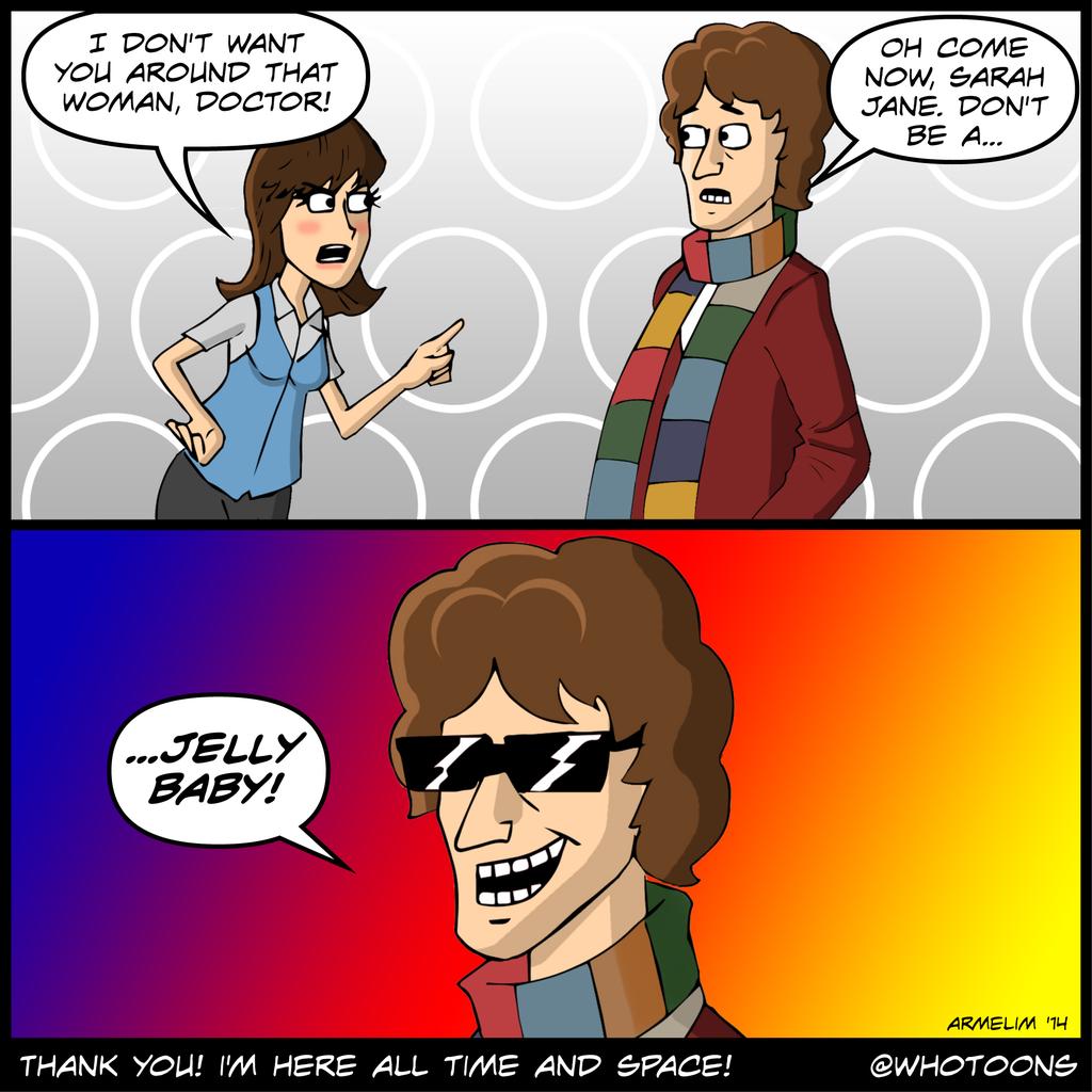WhoToons's tweet photo. WILD CARD WEDNESDAY: don't forget to tip your Daleks!  #doctorwho #thedoctor #tombaker #whotoons http://t.co/Ph4fd26xhW