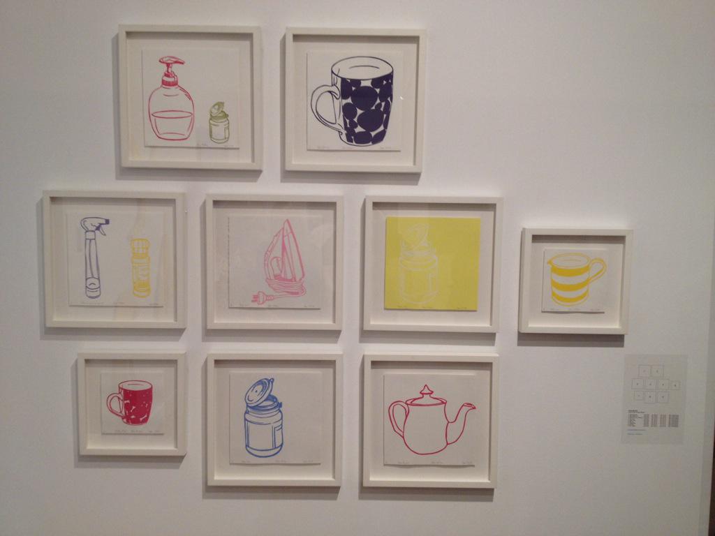Linzycat's tweet photo. #howwillyoureact Julia Milton, linocut, the beauty of the domestic object, the magic of the everyday... http://t.co/gcjrpkdgCU
