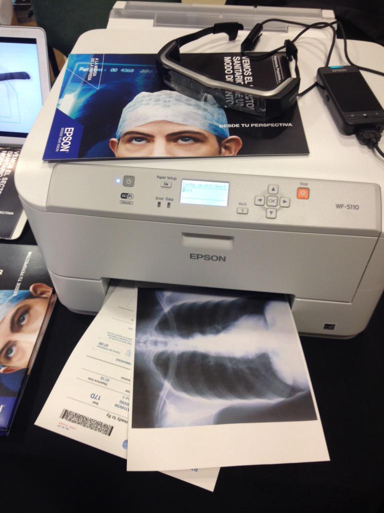 JosepTarroja's tweet image. En #ACEStec14 mostrando #Moverio y #WorkforcePro by #Epson