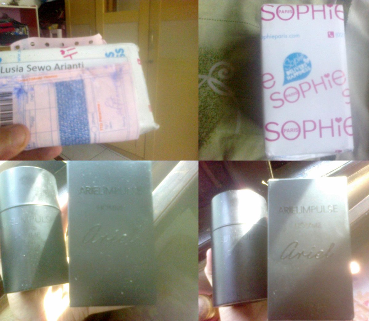 chiantie's tweet photo. @Sophie_Paris : Thanks ya, ini parfum #ArielImpulse udah nyampe :) *so happy* ^^ @R_besar http://t.co/bytkCqqjzE