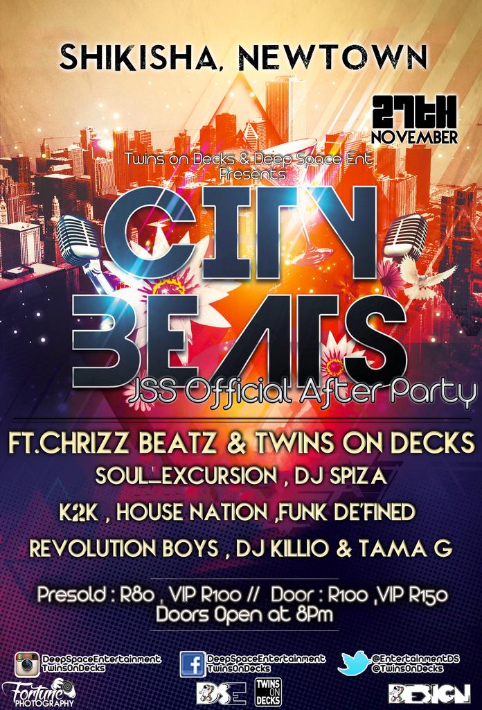 EntertainmentDS's tweet photo. The First TrunUp of Festive!!! 
 🎶CITY BEATS🎵

TwinsOnDecks
Chrizz Beatz
Dj Spiza
K2K
Soul_Excursion

&amp; More🔥 http://t.co/Q1D2KvlfgH