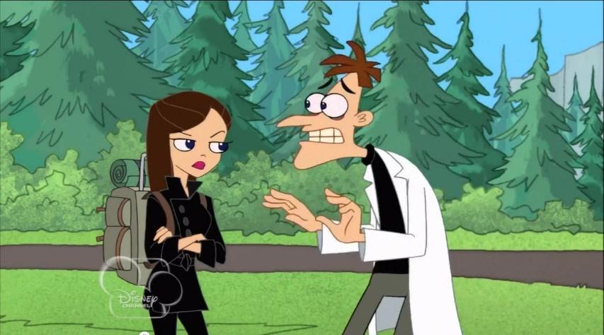 like Dr Doofenshmirtz and his daughter Vanessa from Phineas and Ferbpic.twi...