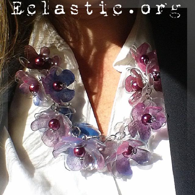 MichyKenya's tweet photo. Be smart and simple with #eclastic.. Necklace made with plastic bottle. Sharing is caring! @NickNdeda http://t.co/XMUThj0c9s