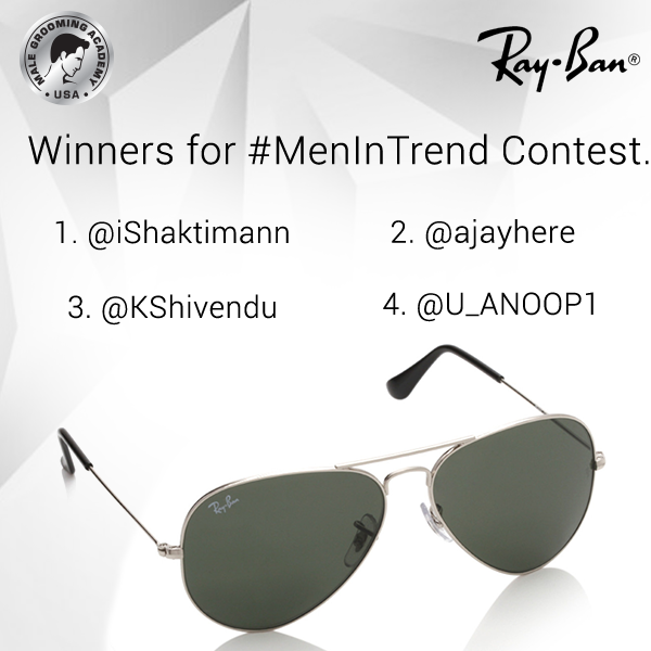 HeBeInteresting's tweet photo. The wait is finally over! Congrats @iShaktimaan @ajayhere @KShivendu @U_ANOOP1 on winning the #MenInTrend contest. http://t.co/rzaUwADU62