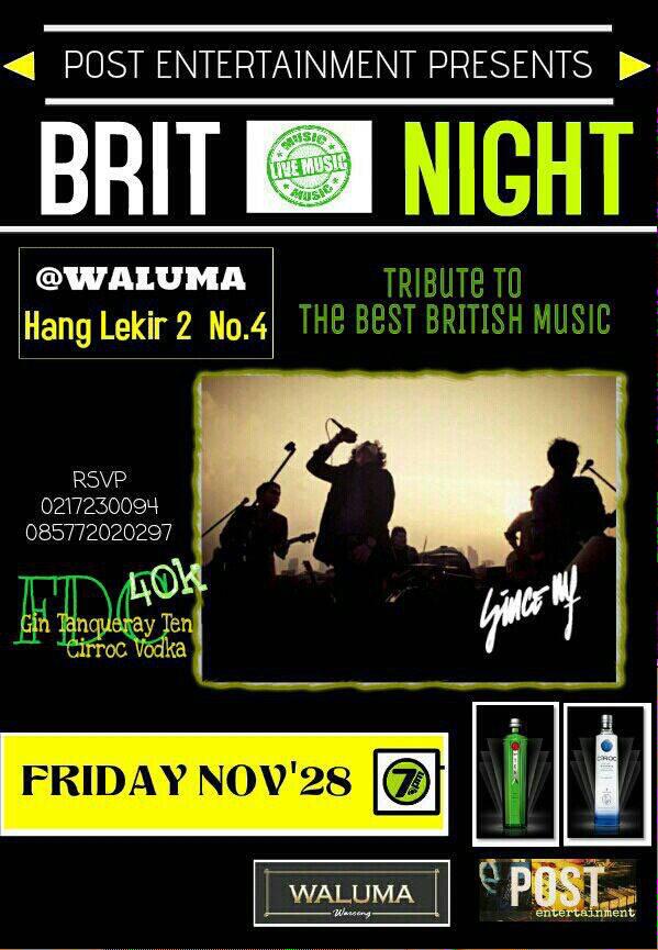 Since MF at Waluma, Friday Nov' 28.. Be there or be sad !! ;)