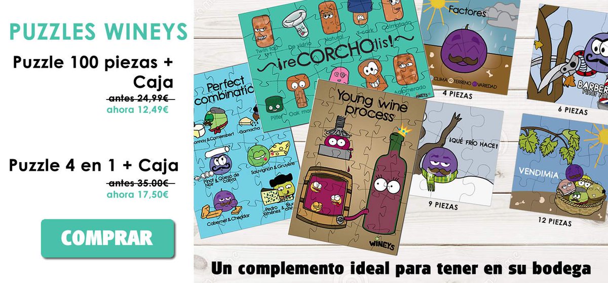 50% d descuento en puzzles para enoturismo en família ya disponibles wineys.net/es/listBargain @enoPENEDES <a href="/bierzoenotur/">Bierzo Enoturismo</a>