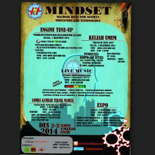 HMMUNJANICIMAHI's tweet photo. Hadiri dan ikuti MINDSET (Machine Days For Society Education and Technology). @KMM_JAWABARAT http://t.co/n0v4Cbbdty