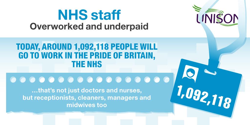 unisontheunion's tweet image. 'The government's waiting until the NHS and workforce is worth so little, they can sell it off cheap' #OurNHS
#NHSpay