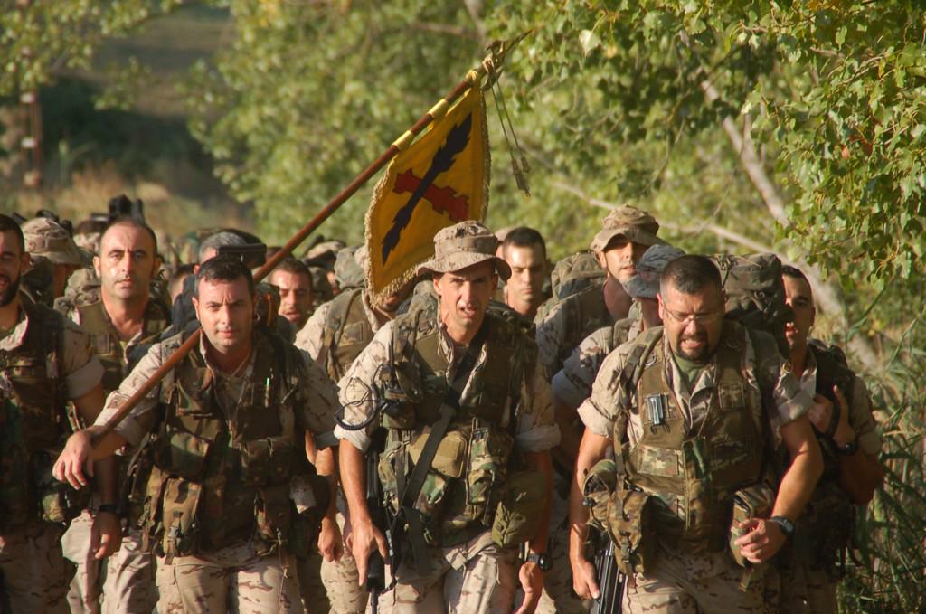 Lalegion_es's tweet photo. Prueba de Unidad, X Bandera "Millan Astray" . Brillante resultado. "Sufrimiento y Dureza". Ronda. http://t.co/WQCZXyXZox