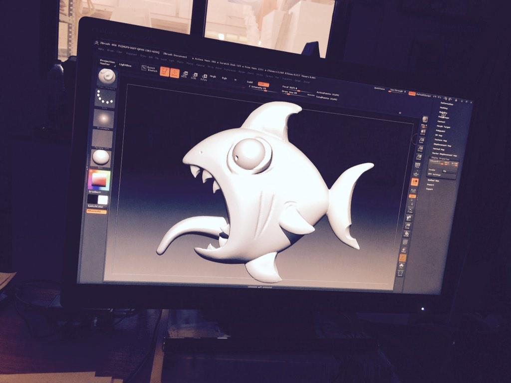 I hui donem per acabat el modelatge al #ZBrush per la temporada de #Falles2015 #Fallas #València #Xàtiva #sculptures