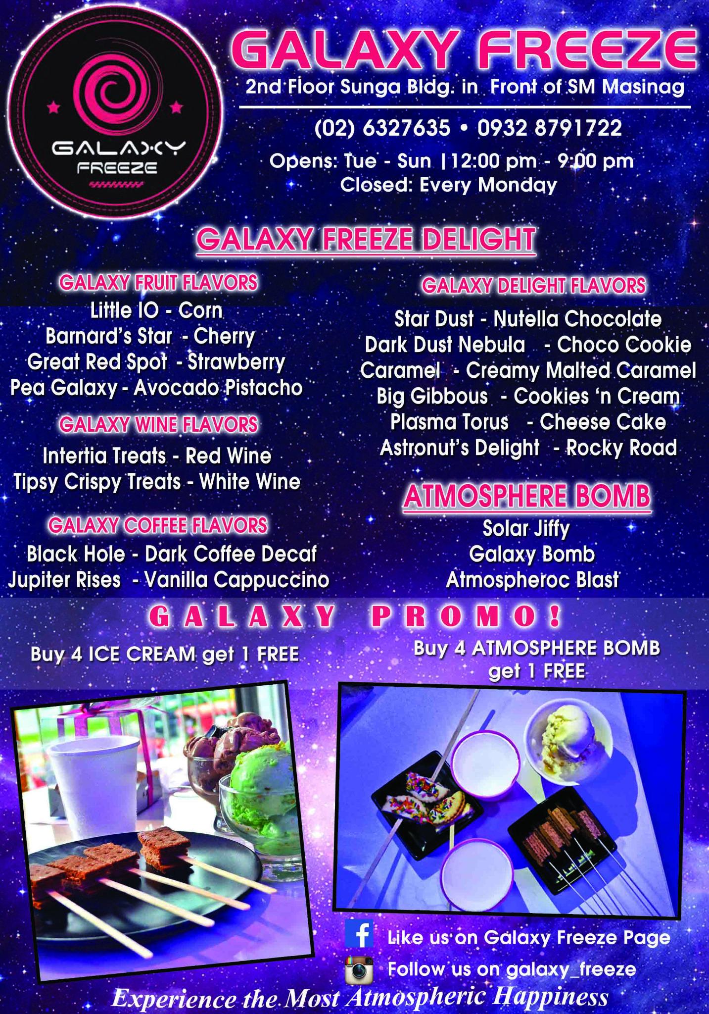 Galaxy freeze deals