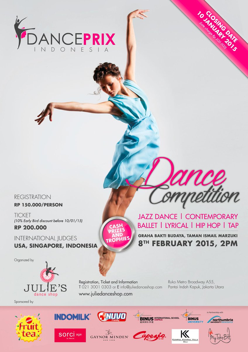 Be a part of Dance Prix Indonesia 