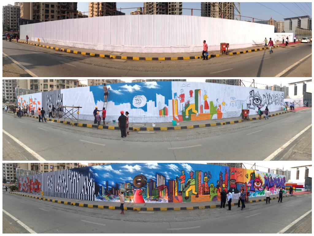 RivaliPark's tweet photo. @surrealava @zaiuranjit @theurbanvision @guardiancities @hsbubber still can't believe this is up! #ReMakeBBY #art http://t.co/tC3oLCqQt5