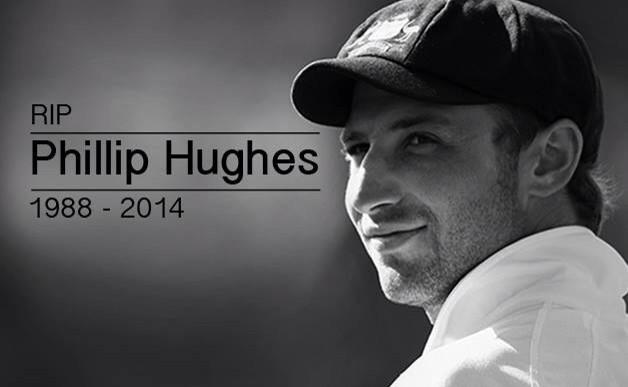 63 not out, unbeaten till the end. #RIPPhillipHughes