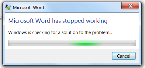 not again