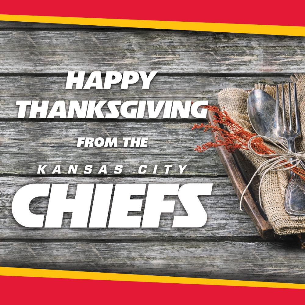 Kansas City Chiefs on X: 'Happy Thanksgiving, #ChiefsKingdom!   / X