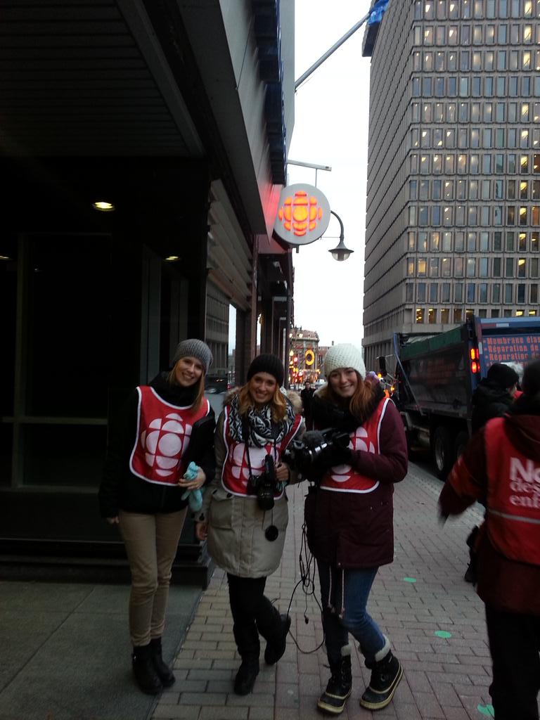 L'équipe de Préambule Communication est sur place pour capter des images de la collecte!