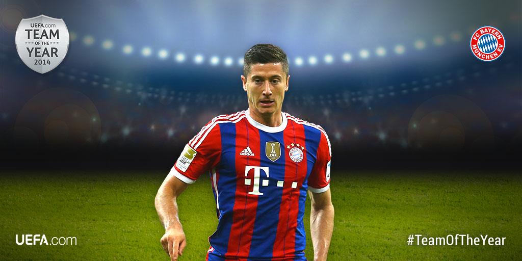 Retweet to vote Bayern's Robert Lewandowski into the <a href="/UEFAcom/">UEFA.com</a> users' #TeamOfTheYear