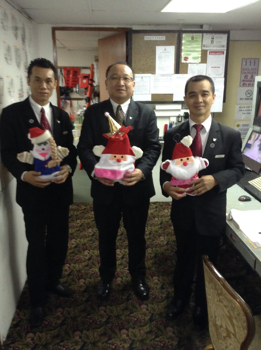 Ready for the #festive season? Our team is, see the eco-friendly Santas made for our #Christmas tree! #JWMarriott #KL