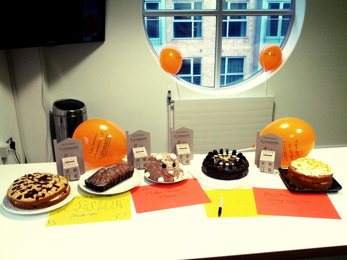 We're having a Bake-Off in good old Marry Berry and Paul Hollywood style to raise money for <a href="/Framework_HA/">Framework Charity</a> #charity