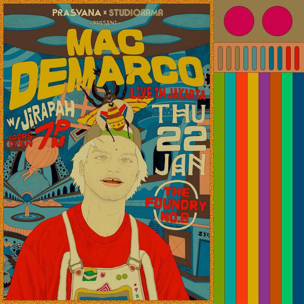prasvana's tweet photo. #MacDeMarcoJKT presented by prasvana and @Studi0rama, Thurs 22/01/2015 at @LEVEL_II @foundry8, Opening act: @Jirapah http://t.co/3earAAo8in