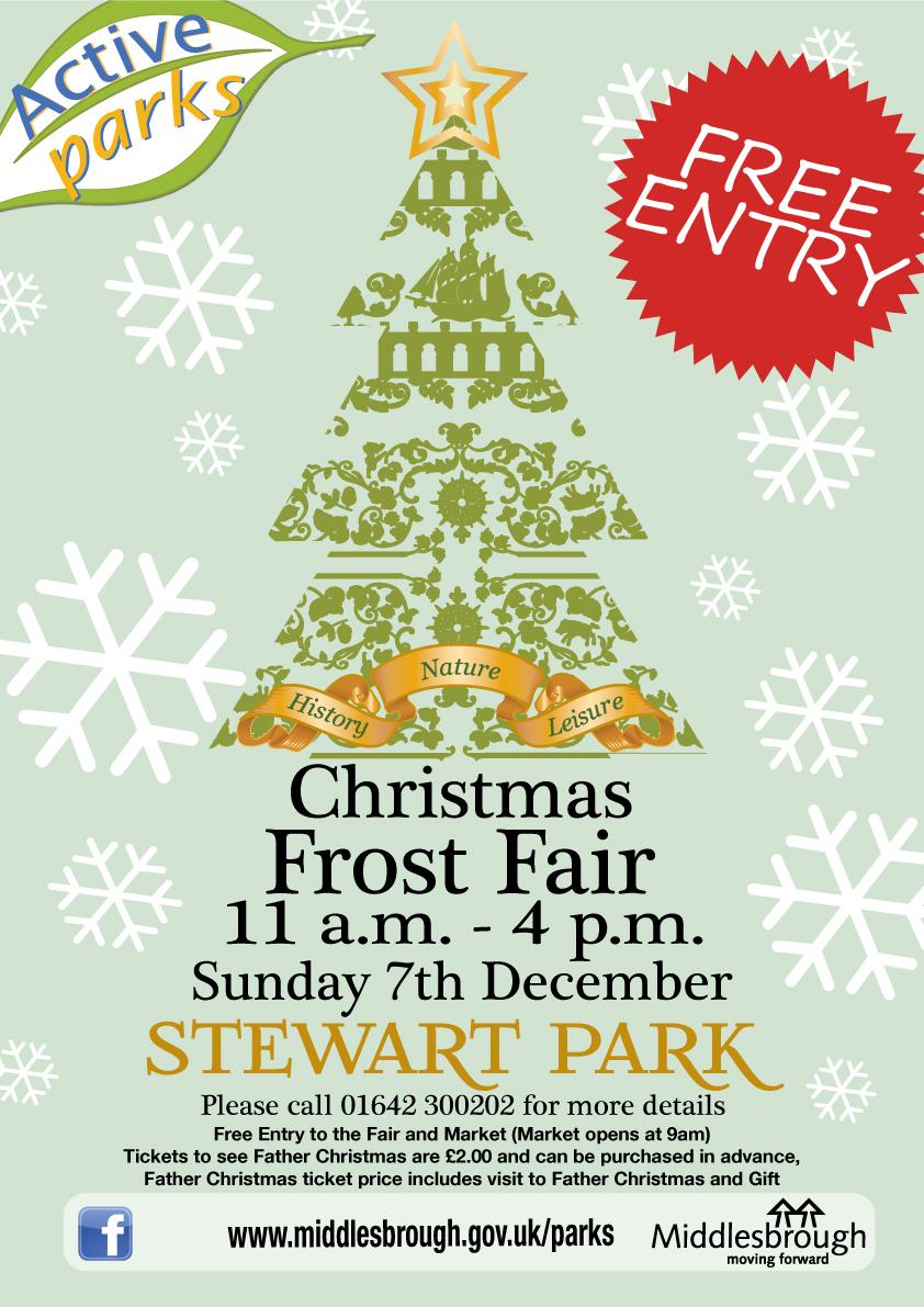 The market will be part of the Frost Fair at Stewart Park on December 7th :)