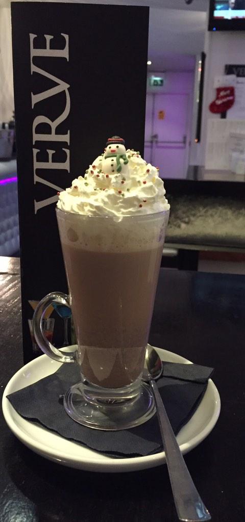 NEW salted caramel hot chocolate £2.95