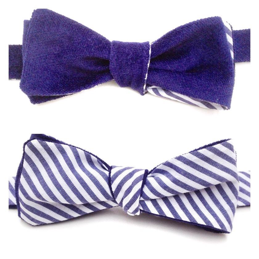 SWERVEstore's tweet image. REVERSIBLE BLUE limited edition reversible self-tie bow tie - get it at swervestore.com #giftsforguys