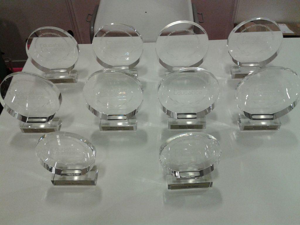 educatechexpo's tweet photo. Ils attendent leurs propriétaires... #trophees #techologieseduc #educatectice http://t.co/1xTdcT1PfF