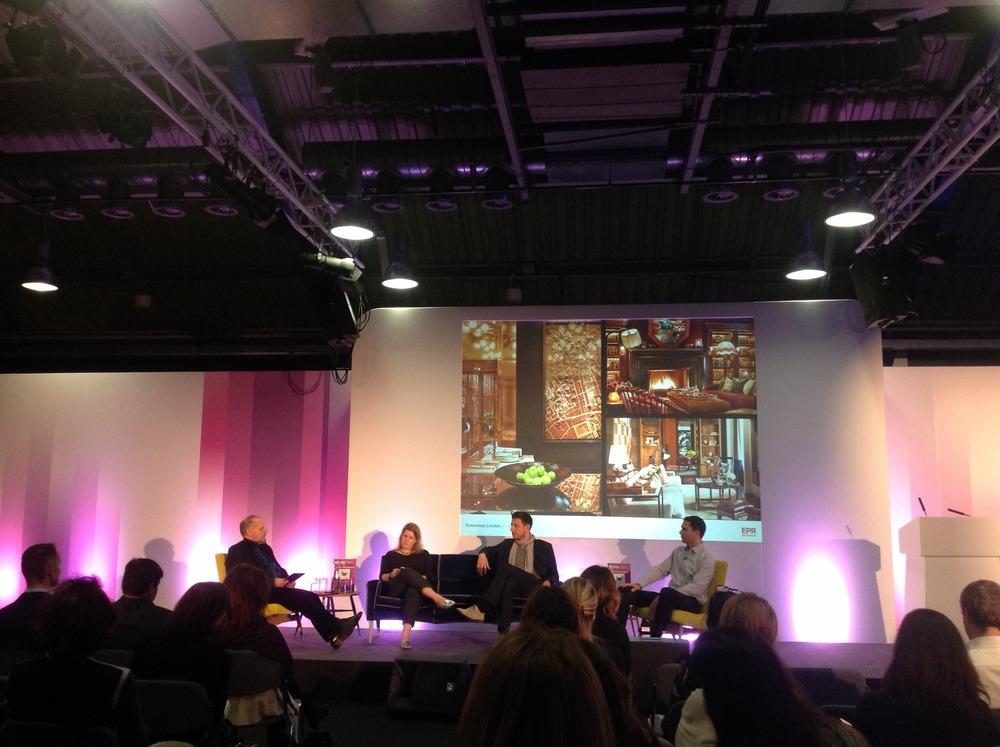 SleepEatEvent's tweet image. We're at the #sleep14 Conference for a session on the future of hotel design with Andrew Linwood @AreenDesign