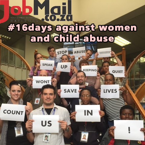 #SaySomething with <a href="/jobmail/">Job Mail</a>  and say NO to ALL abuse. #leadsa #365days #16daysofactivism Count us in!