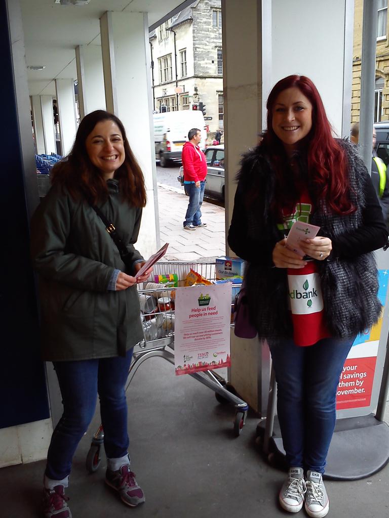 Our wonderful helpers from <a href="/ELN_UK/">Early Life Nutrition</a> at our food collection at <a href="/TescoSalisbury2/">Tesco Salisbury2</a>