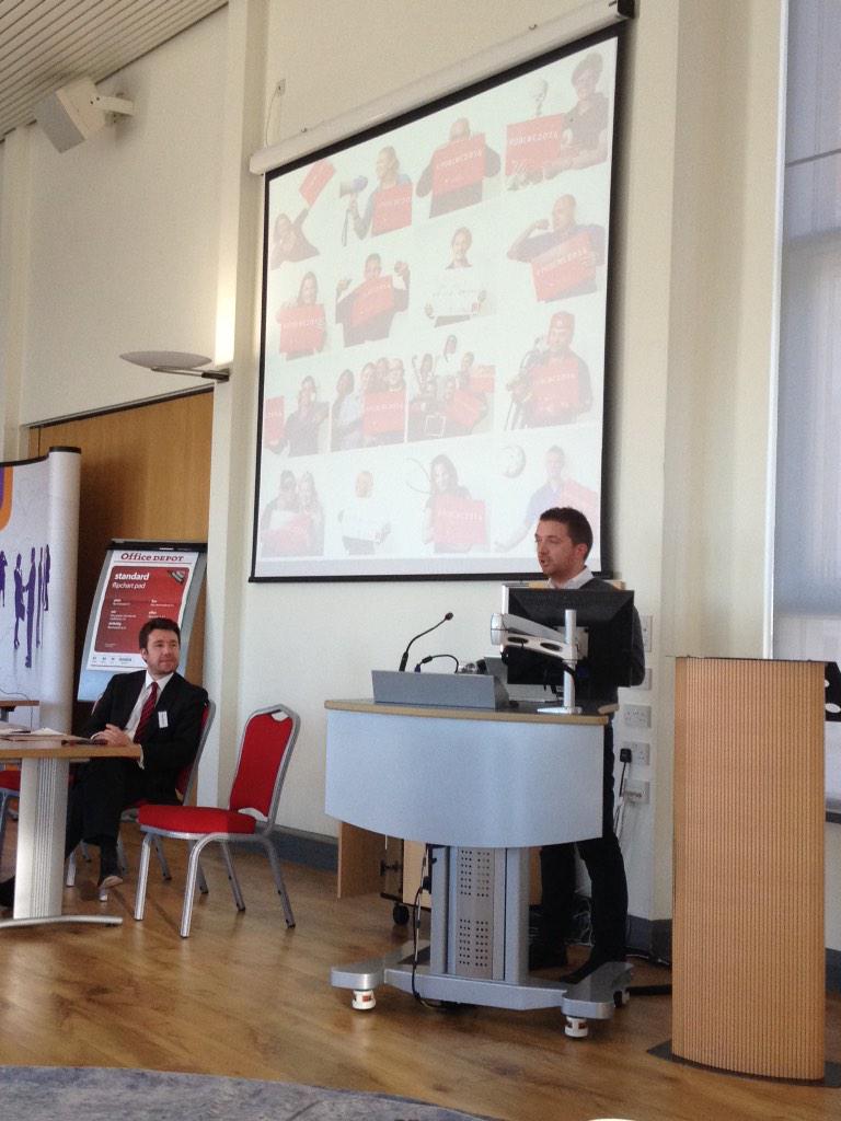 CommsCymru's tweet photo. Fab #poblwc2014 campaign and fun creative photos @AdamFairbank @sport_wales Really useful talk on campaign planning http://t.co/9icQdApP4O