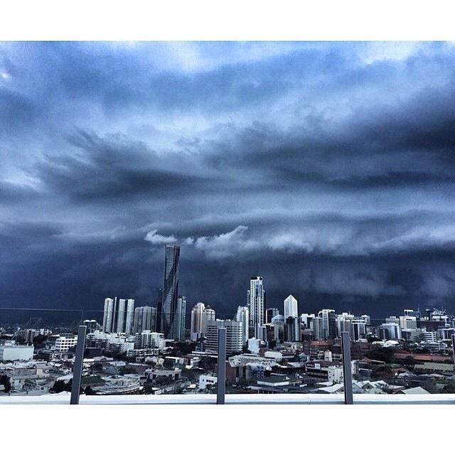 Fibre_King's tweet photo. Brisbane Australia.  Fibre King's HQ.  Today's storm. (Credit Sharni Blake) http://t.co/2ynsmfIjI9