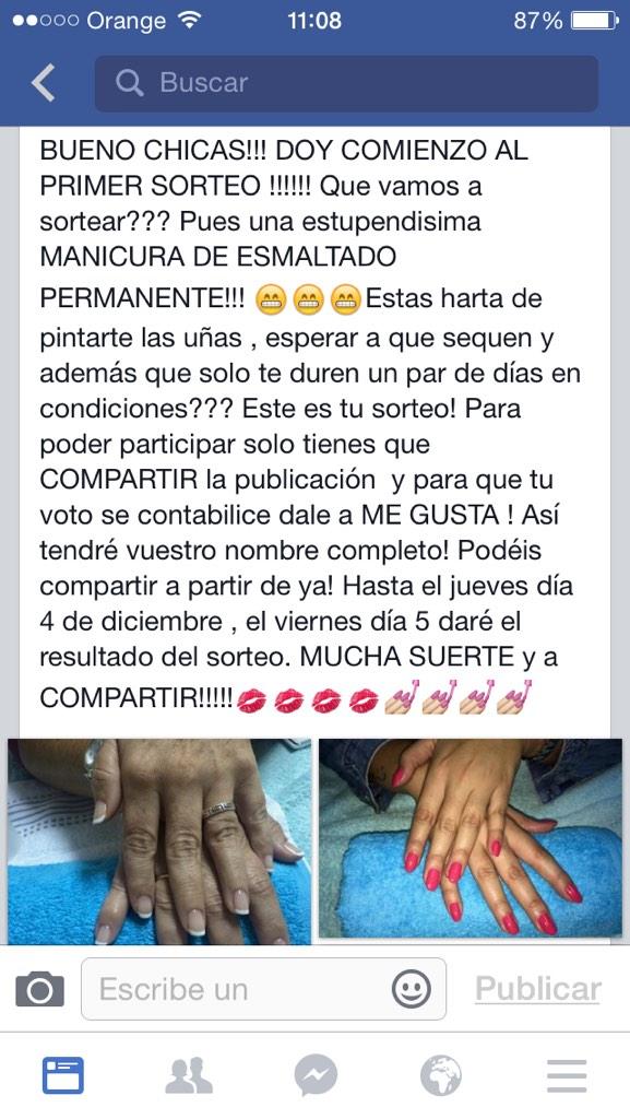 Entra en el sorteo de manicura permanente Tahe! Rt o fav y entraras
