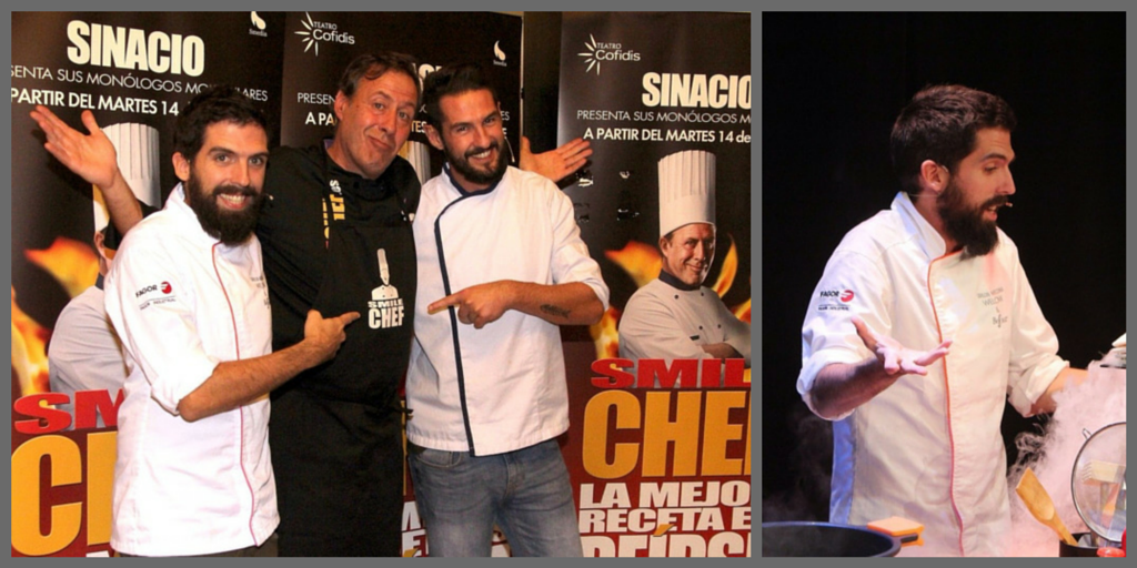 FagorPro's tweet photo. Carlos (@CarlosTopChef ) y Peña (@JPenaTopChef) de Top Chef, pasan una divertida velada gastronómica en @Chefsinacio http://t.co/7BmRPVMZuD