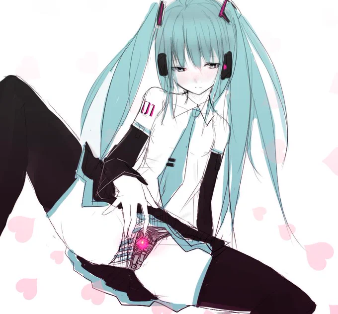初音ミクのメカバレ(R-18?) #落書き 