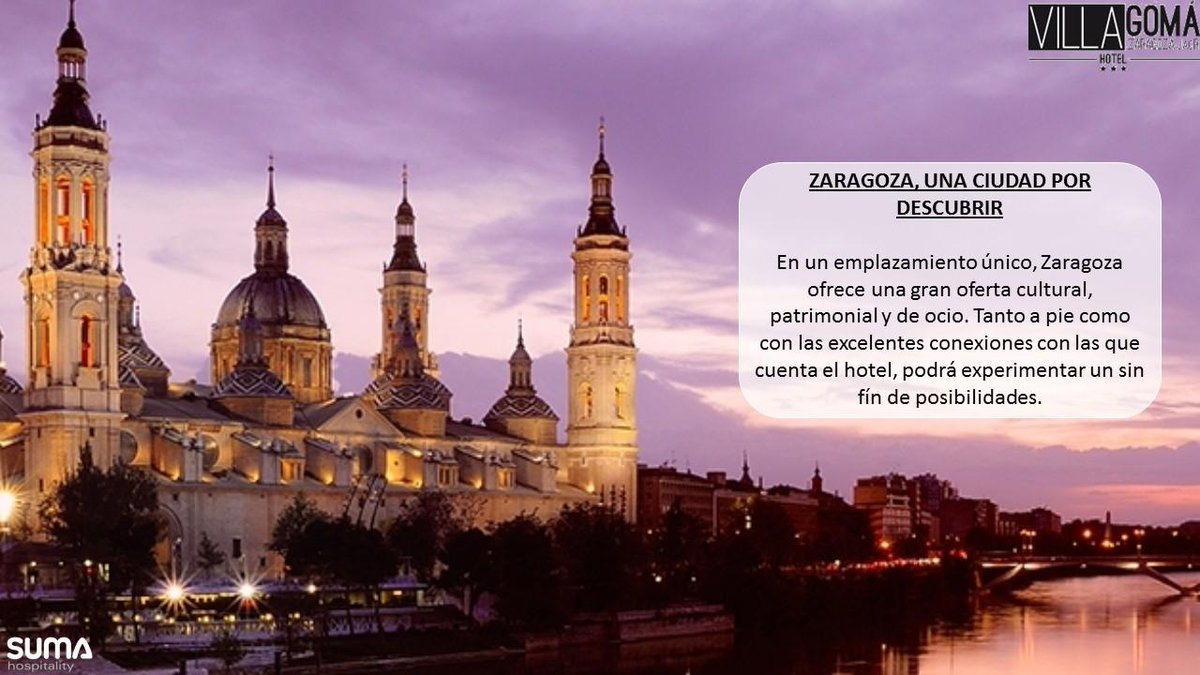 sumahospitality's tweet photo. Zaragoza, una ciudad por descubrir.

- http://t.co/QX2mrQzdrN http://t.co/yp9zwjUGHC